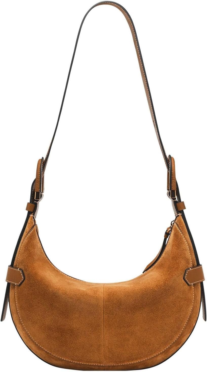 Fossil Harwell Damestas, Italiaans Hobo Rundleer, L: 30,5 cm, B: 8,9 cm, H: 20,3 cm, ZB1919216 Damestassen Naty Shop