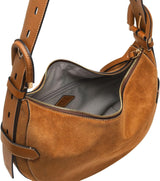 Fossil Harwell Damestas, Italiaans Hobo Rundleer, L: 30,5 cm, B: 8,9 cm, H: 20,3 cm, ZB1919216 Damestassen Naty Shop