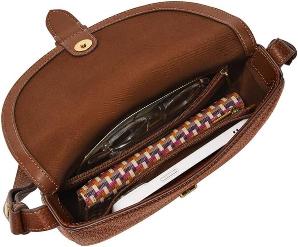 Fossil Everleigh handtas van leer of katoen voor damestassen Dames Naty Shop