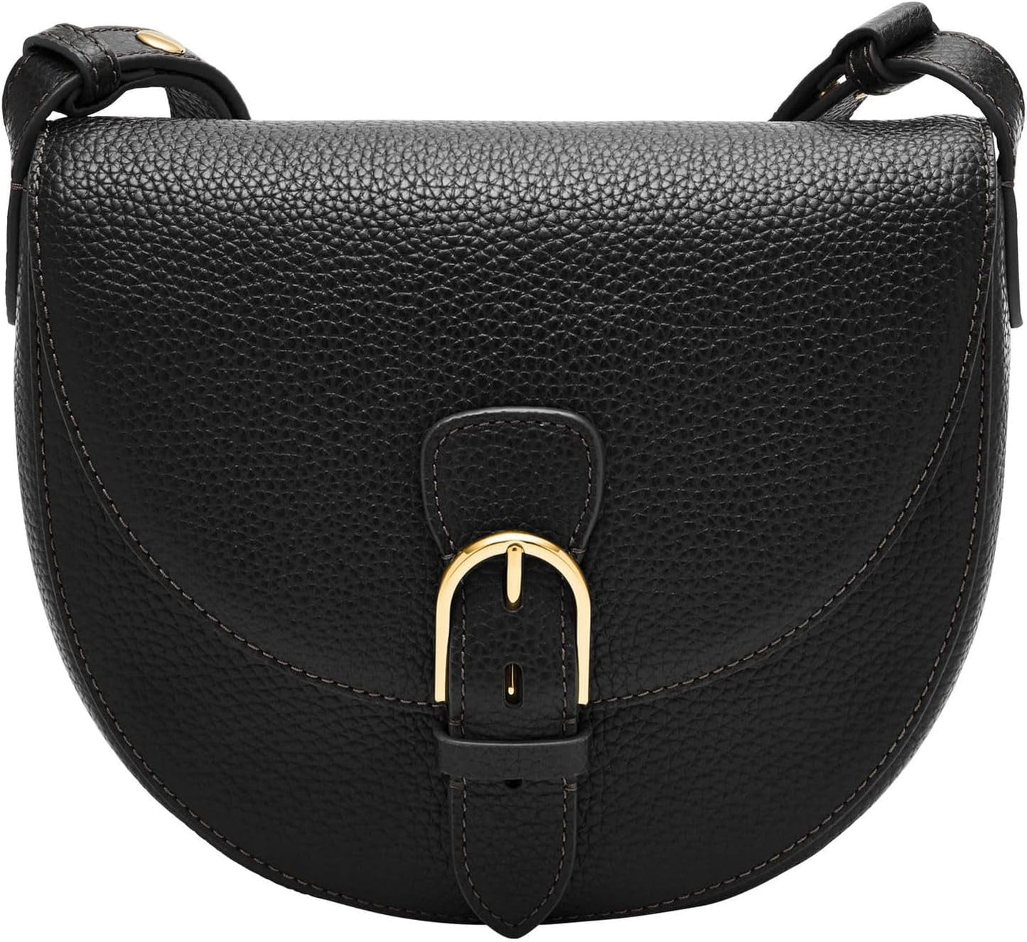 Fossil Everleigh handtas van leer of katoen voor damestassen dames Naty Shop matzwart