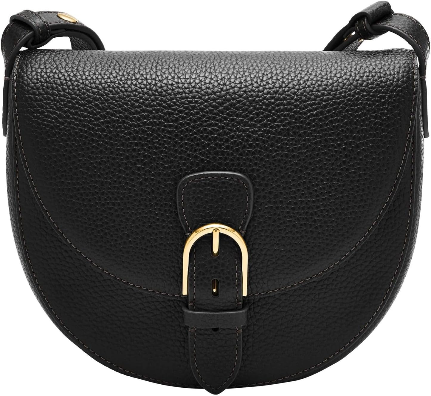 Fossil Everleigh handtas van leer of katoen voor damestassen dames Naty Shop matzwart
