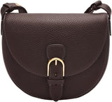 Fossil Everleigh leren of katoenen handtas voor dames Naty Shop Damestassen Kastanje