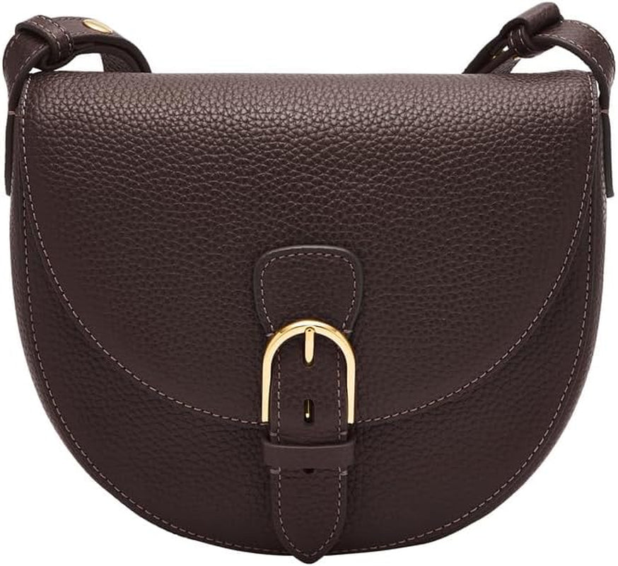 Fossil Everleigh leren of katoenen handtas voor dames Naty Shop Damestassen Kastanje
