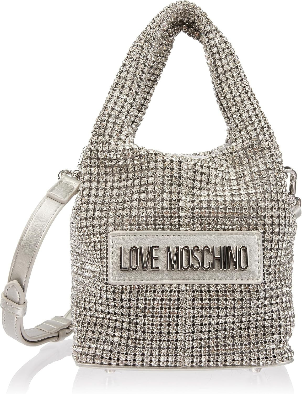 Love Moschino Dameshandtas Jc4044pp1h, 26X14X14 Damestassen Naty Shop Argento