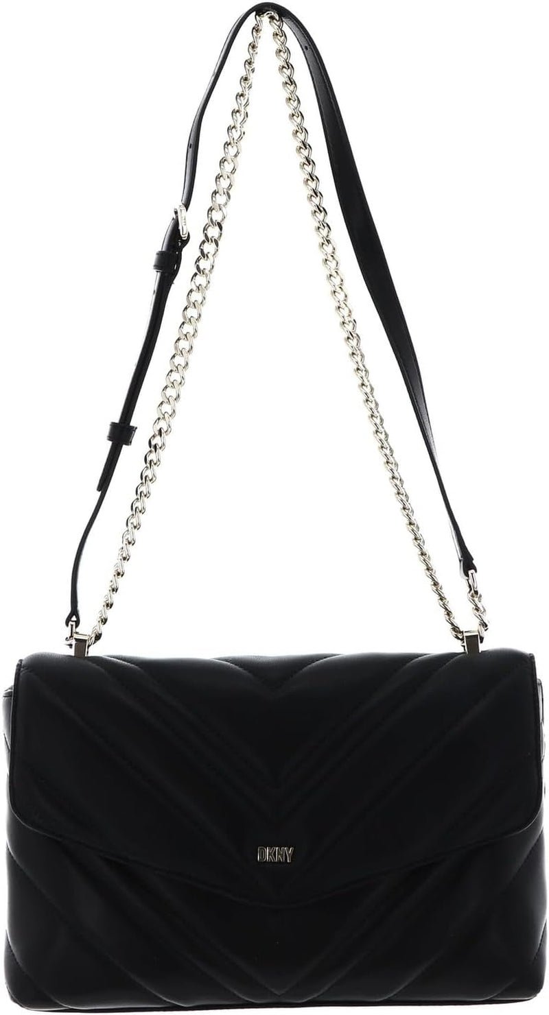 DKNY Dames Schoudertas Damestassen Naty Shop Zwart/Goud