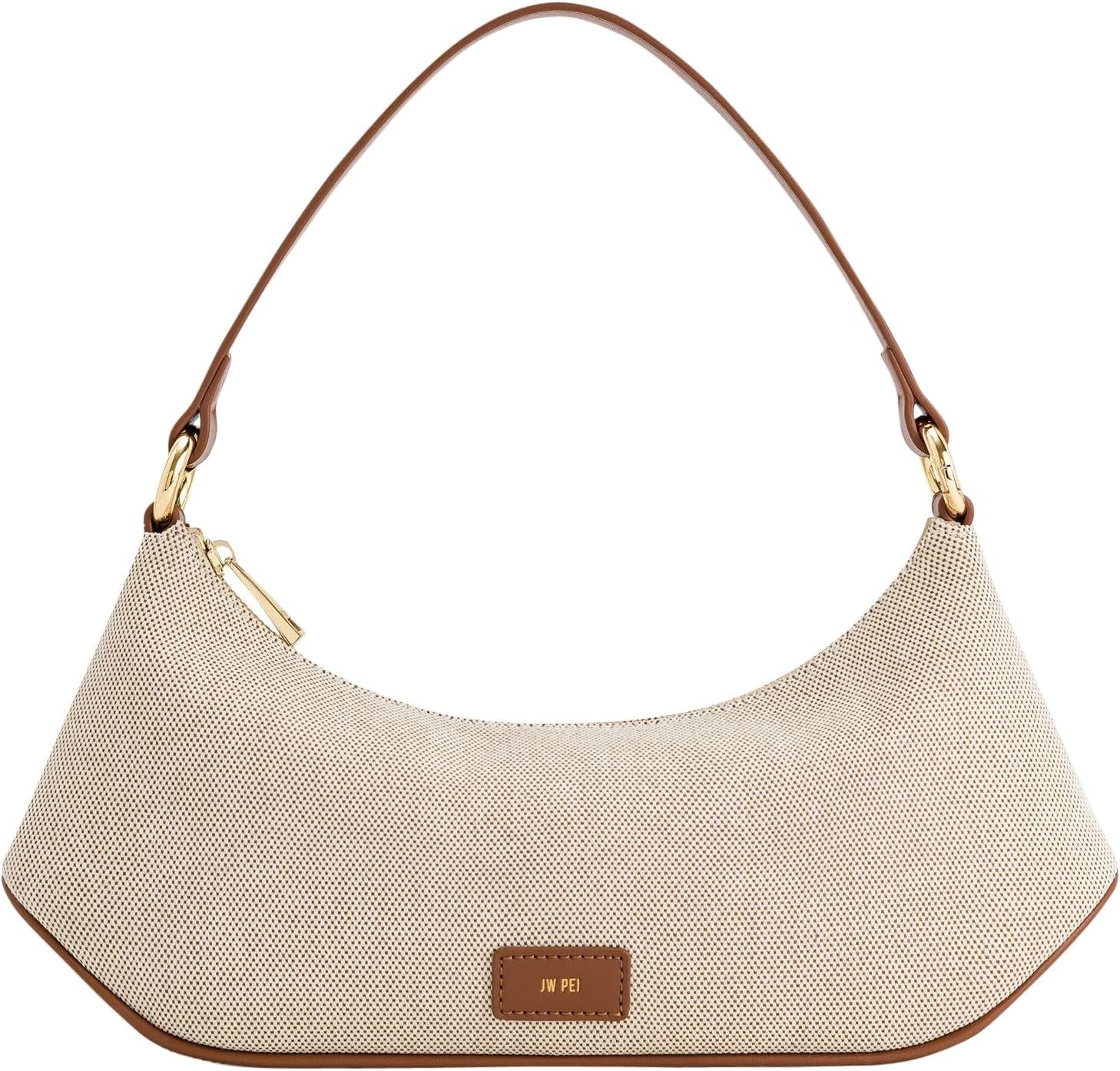 Damesschoudertas JW PEI Lily Bags Dames Naty Shop Bruin canvas