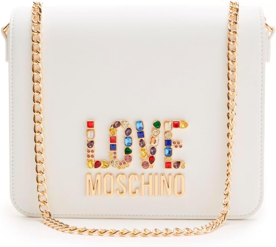 Love Moschino damesschoudertas, witte schoudertas, witte damestassen Naty Shop standaardtitel