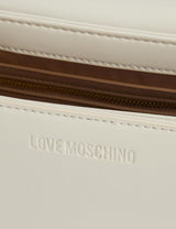 Love Moschino damesschoudertas, witte Naty Shop damestassen