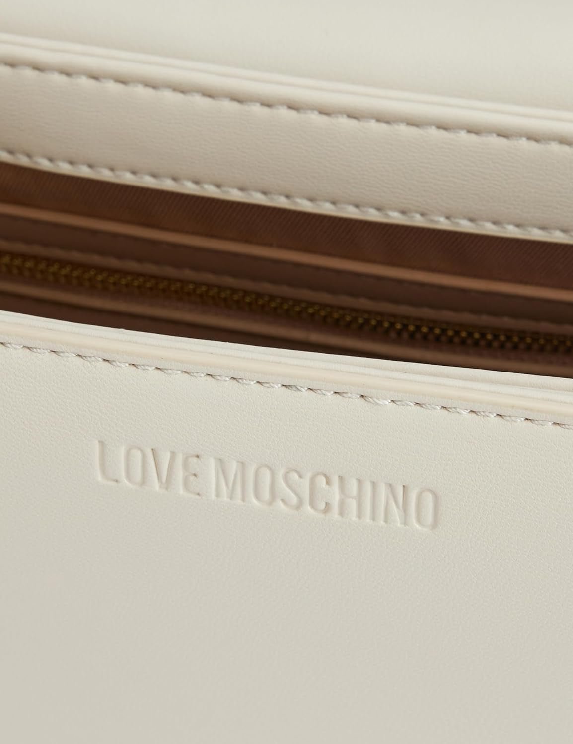 Love Moschino damesschoudertas, witte Naty Shop damestassen
