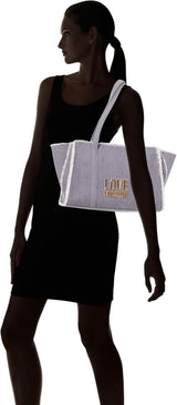 Love Moschino damesschoudertas, denim schoudertas, denim damestassen Naty Shop