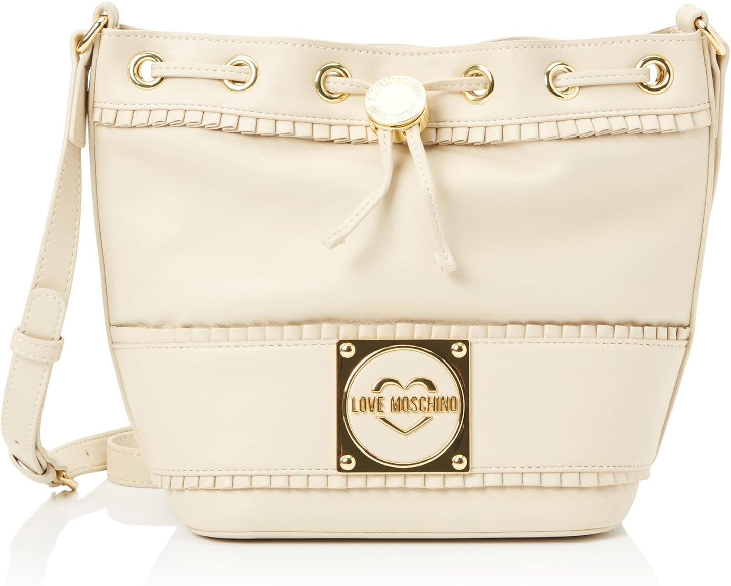 Love Moschino damesschoudertas, ivoorkleurige schoudertas, ivoorkleurige damestassen Naty Shop Standaardtitel