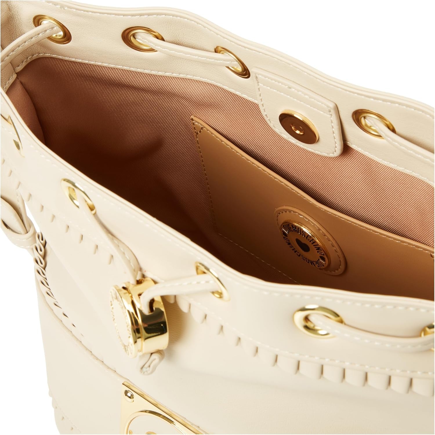 Love Moschino damesschoudertas, ivoorkleurige schoudertas, ivoorkleurige damestassen Naty Shop