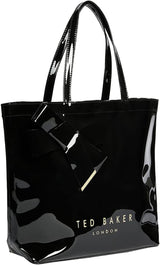 Ted Baker Nicon Vinyl Bow Bag Damestassen Naty Shop Zwart