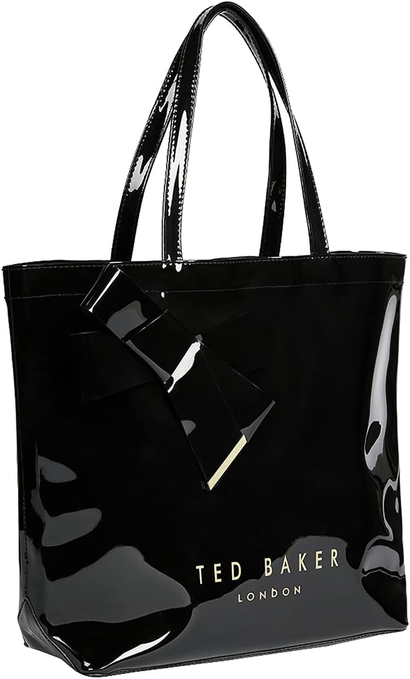 Ted Baker Nicon Vinyl Bow Bag Damestassen Naty Shop Zwart