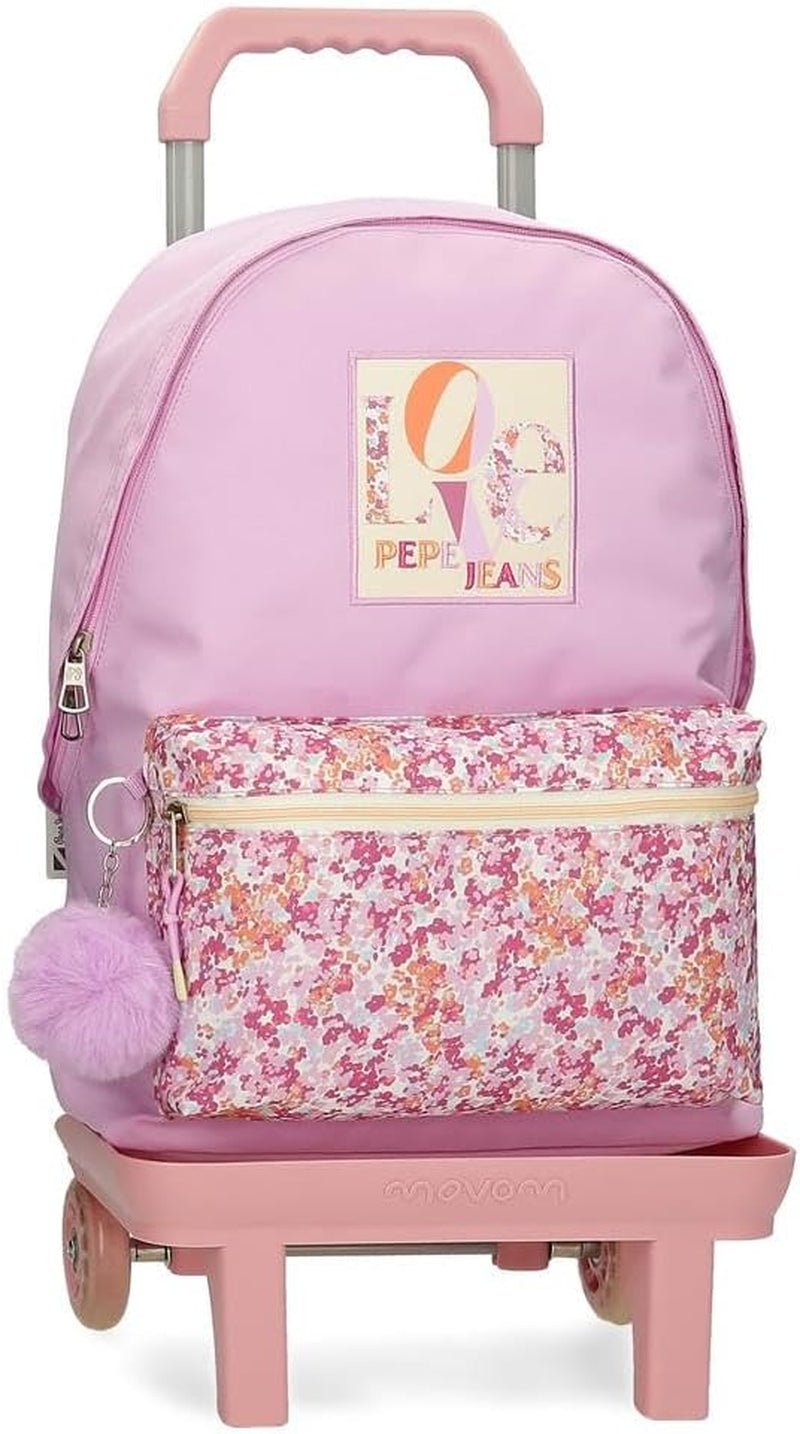 Pepe Jeans Sandra tas, het perfecte formaat voor een rugzak, aktetas of handtas, van Joumma Bags Premium rugzakken en schooltassen Naty Shop Rucksack 42 + Trolley