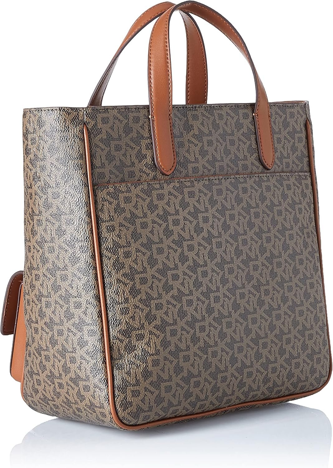 DKNY Zyon Messenger-draagtas voor dames, mokka/karamel, damestassen in één maat Naty Shop