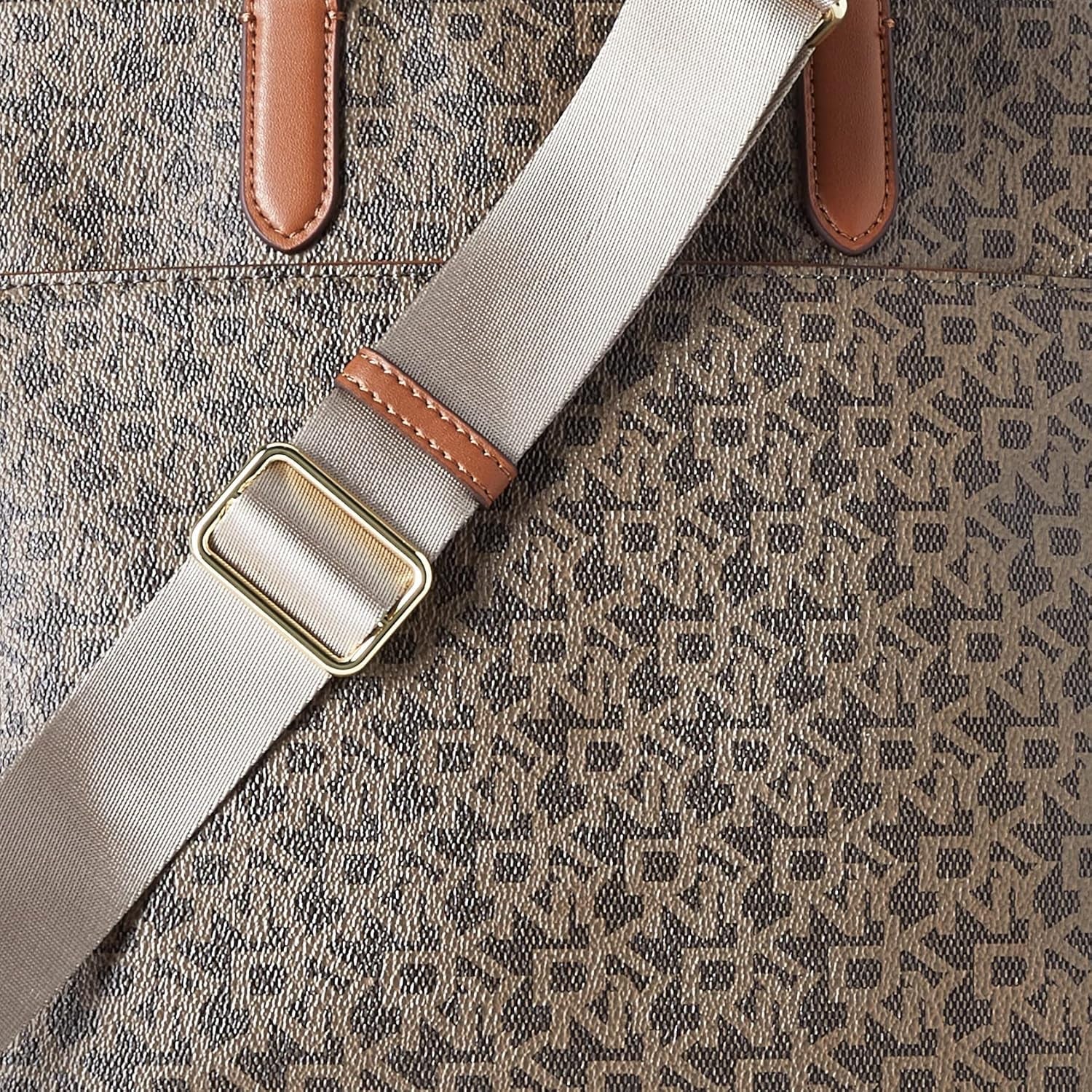 DKNY Zyon Messenger-draagtas voor dames, mokka/karamel, damestassen in één maat Naty Shop