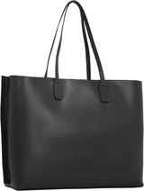 Tommy Hilfiger Distinct draagtas met ritssluiting voor dames, zwart (zwart), full size Naty Shop damestassen