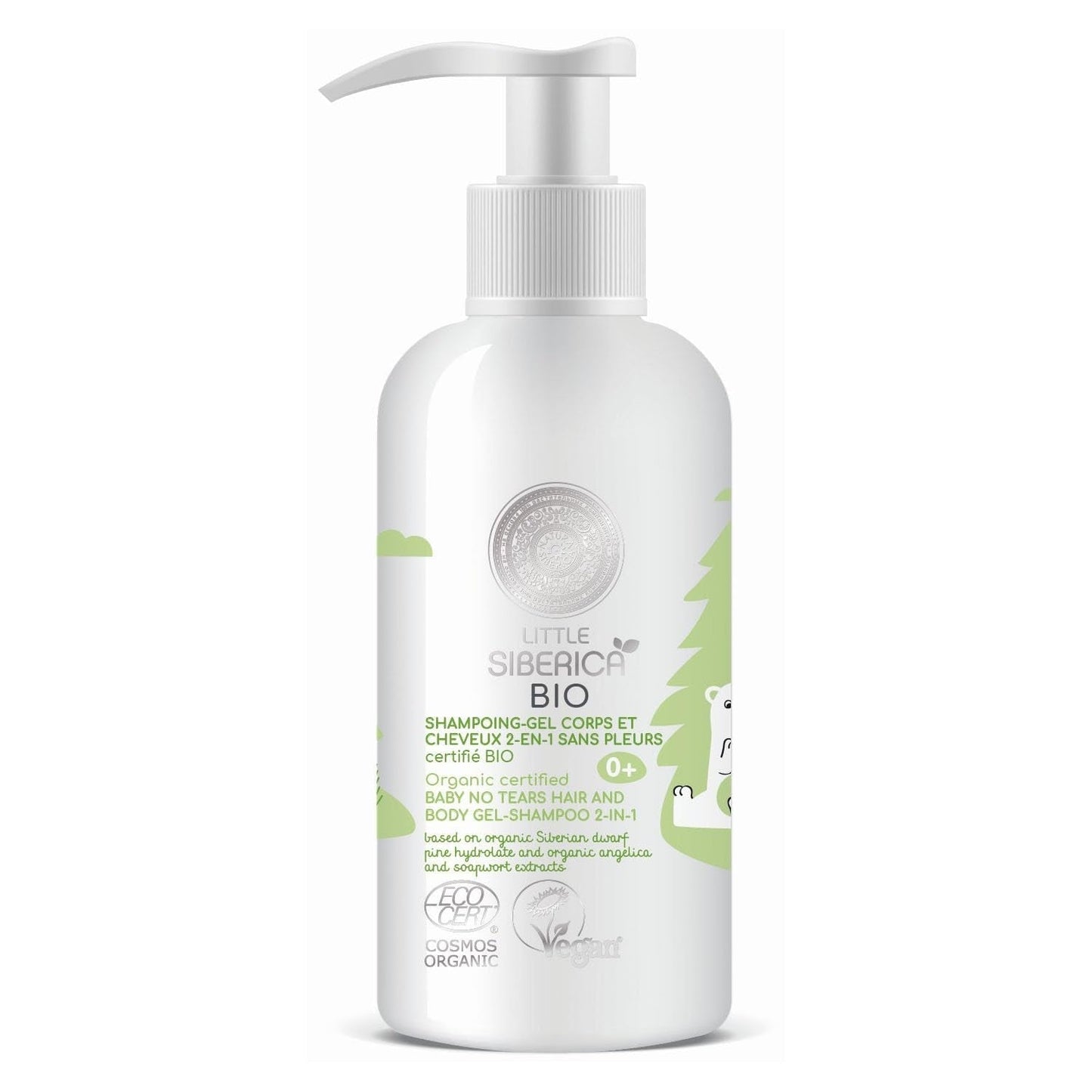 Douchegel - Geurloze shampoo Corps et Cheveux gecertificeerd BIO 250 ml Kinderen - Bad- en huidverzorging Naty Shop Standaard titel