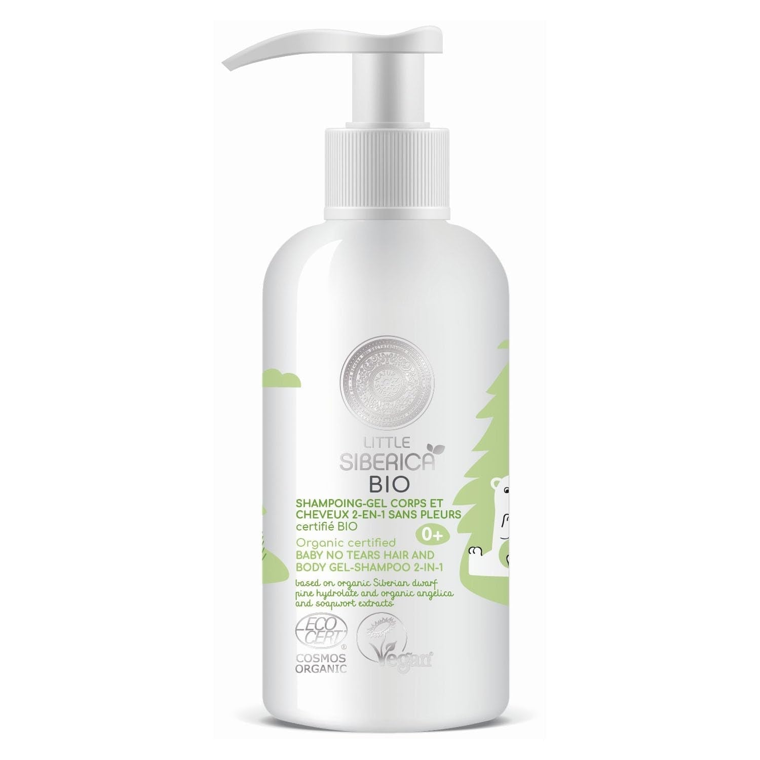 Douchegel - Geurloze shampoo Corps et Cheveux gecertificeerd BIO 250 ml Kinderen - Bad- en huidverzorging Naty Shop Standaard titel