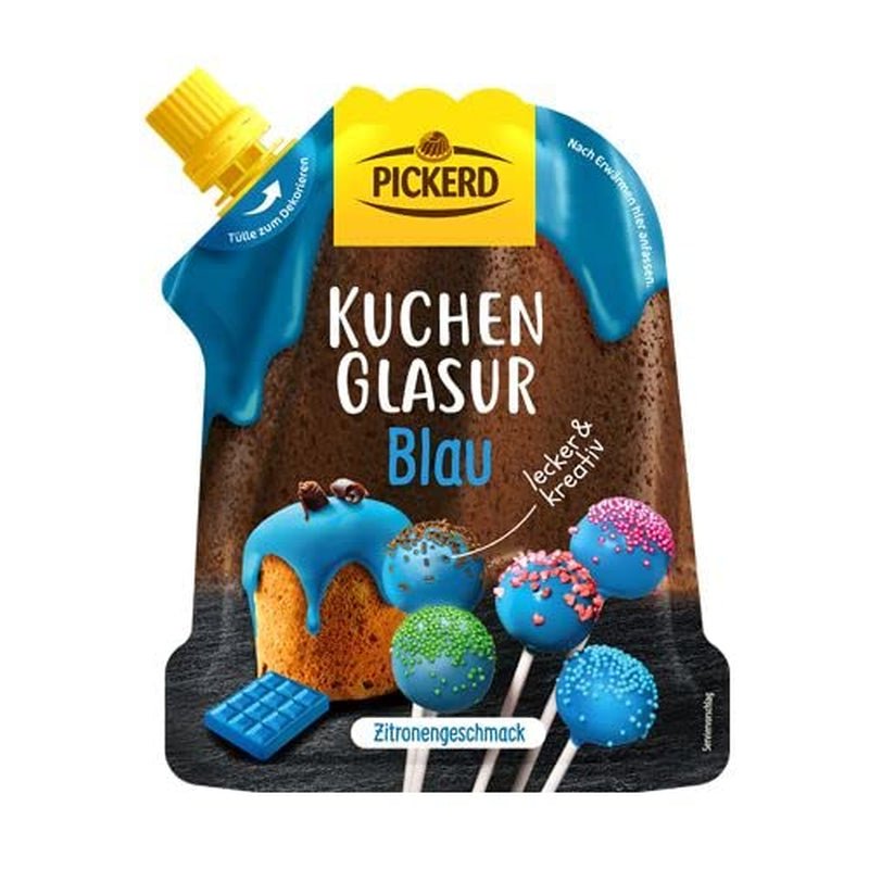 Taartglazuur met blauwe citroensmaak 125 g suikerpasta Naty Shop standaardtitel