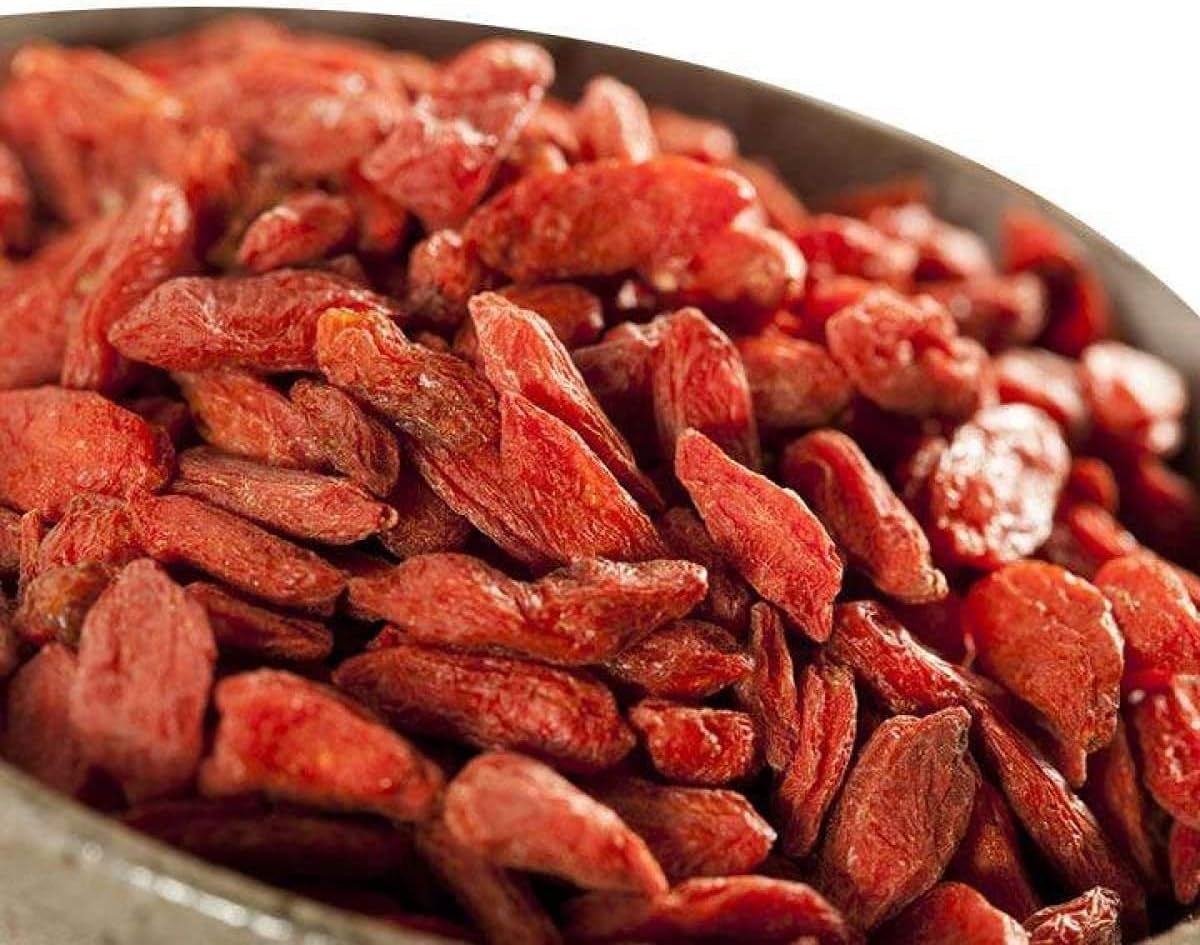 Gojibessen - 1 kg gedroogde en ongezwavelde gojibessen uit een van de best groeiende regio's ter wereld, Ningxia China Gedroogde producten Naty Shop