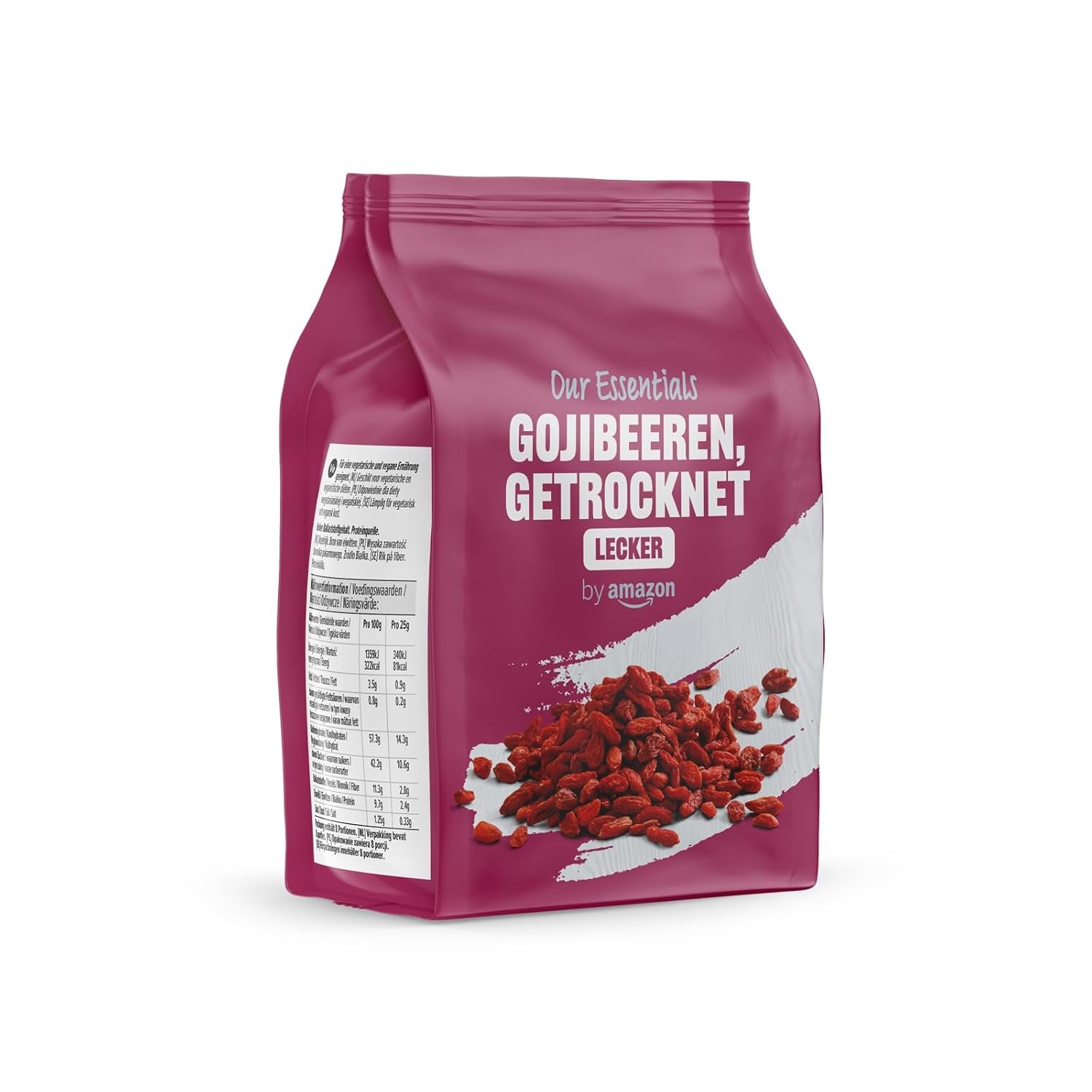 Gedehydrateerde goji, 200 g Gedehydrateerde producten Naty Shop