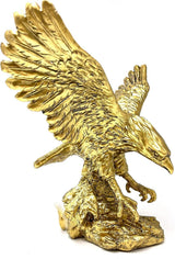 Steenarend Hars Ornamenten Standbeeld, Steenarend Sculptuur Modern Thuiskantoor Beeldje Decor Desktop Decoratie (Gouden 1) Beeldjes en sculpturen Naty Shop