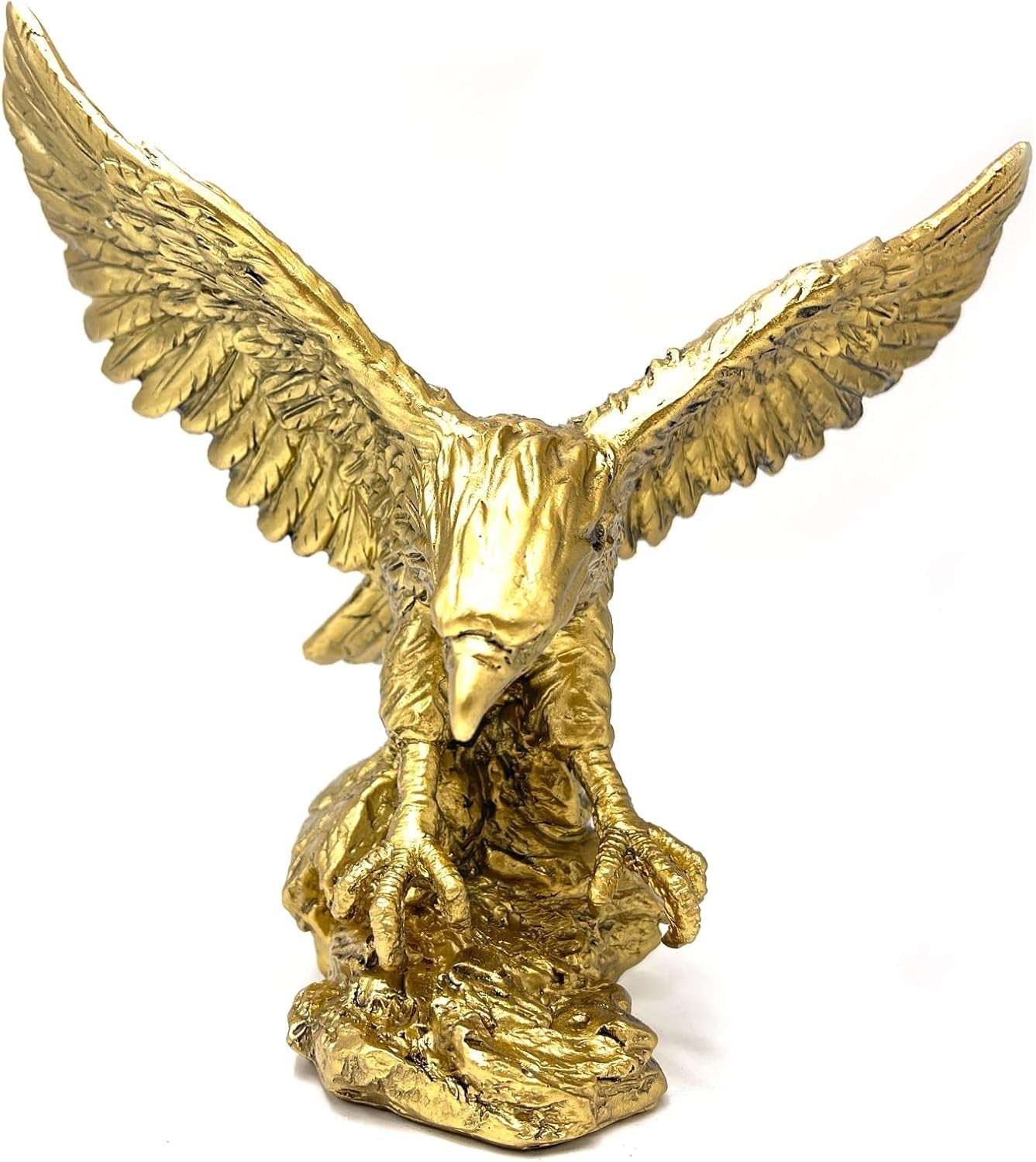 Steenarend Hars Ornamenten Standbeeld, Steenarend Sculptuur Modern Thuiskantoor Beeldje Decor Desktop Decoratie (Gouden 1) Beeldjes en sculpturen Naty Shop