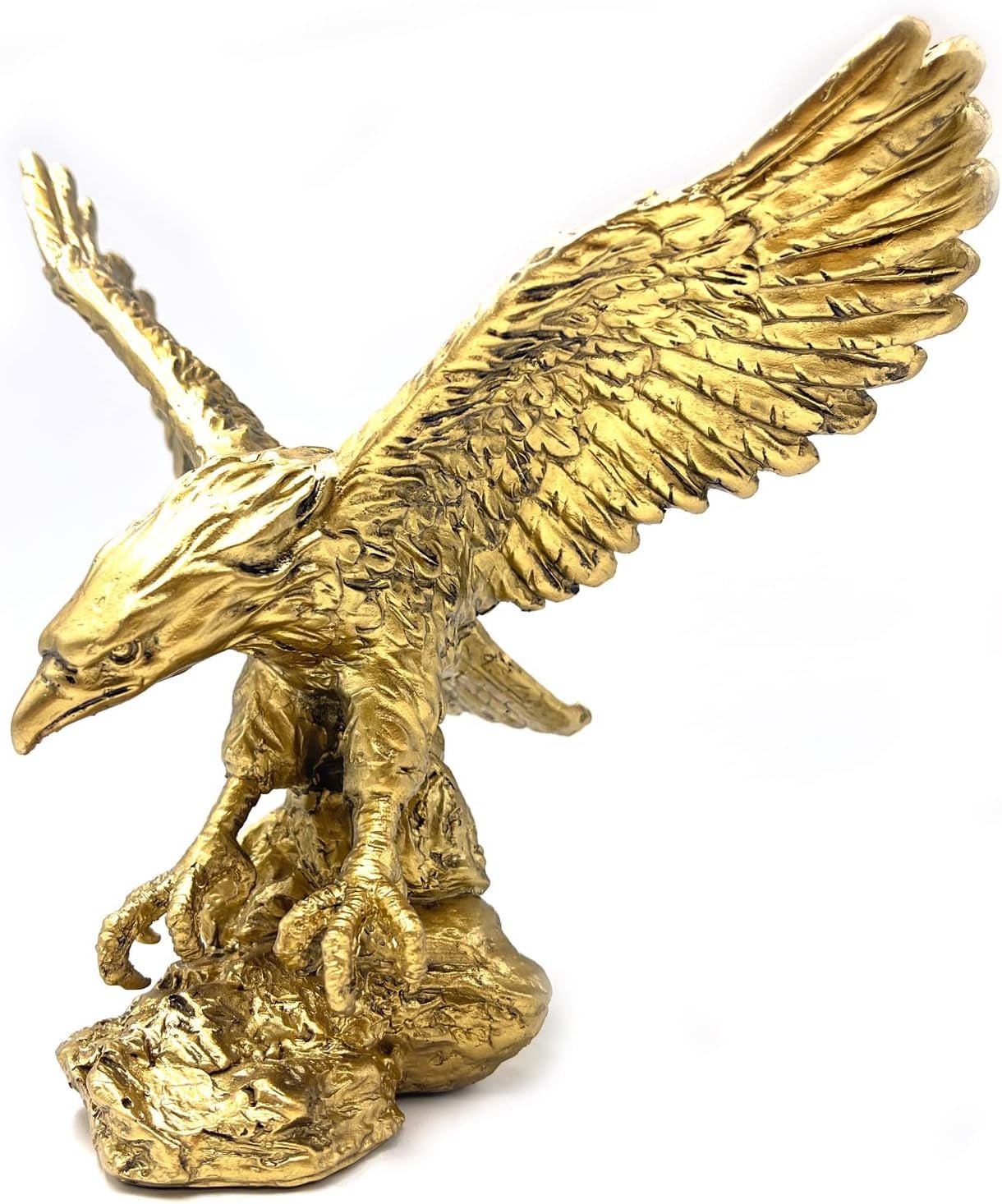 Steenarend Hars Ornamenten Standbeeld, Steenarend Sculptuur Modern Thuiskantoor Beeldje Decor Desktop Decoratie (Gouden 1) Beeldjes en sculpturen Naty Shop