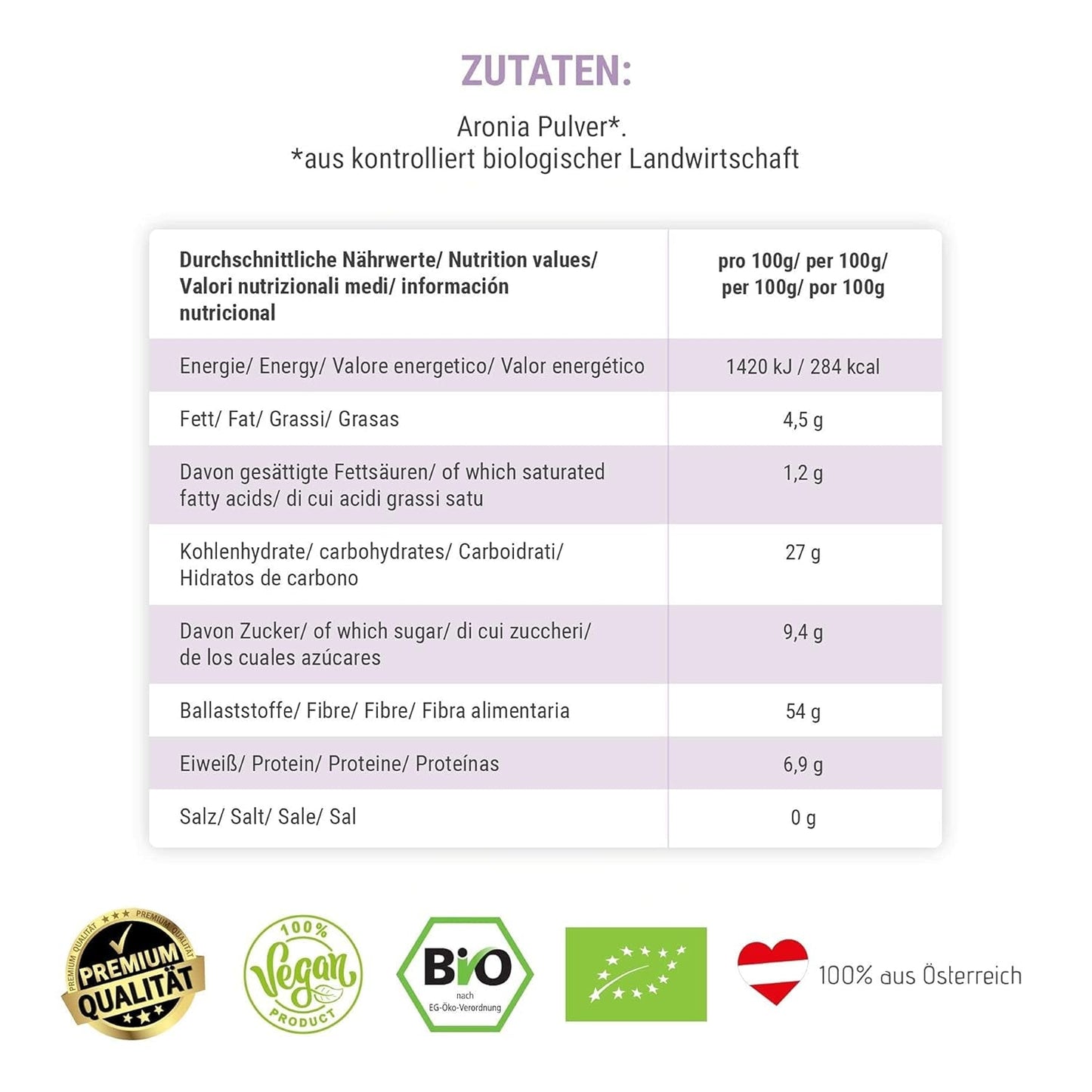 GREEN PANDA® biologisch appelbespoeder uit Oostenrijk | fijngemalen gedroogde appelbessen | biologische appelbessen zonder toevoegingen | regionaal alternatief voor acaipoeder en gojibessen | 500g Naty Shop gedehydrateerde producten