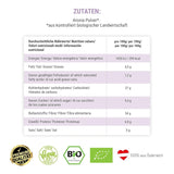 GREEN PANDA® biologisch appelbespoeder uit Oostenrijk | fijngemalen gedroogde appelbessen | biologische appelbessen zonder toevoegingen | regionaal alternatief voor acaipoeder en gojibessen | 500g Naty Shop gedehydrateerde producten