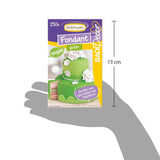 Günthart BackDecor 250 fondant groen, 100% veganistisch, palmolievrij, scheurvast om taarten en gebak te bedekken, geschikt voor modelleren, 1 pakje (1 x 250 g) Naty Shop Suikerpasta