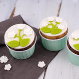 Günthart BackDecor 250 fondant groen, 100% veganistisch, palmolievrij, scheurvast om taarten en gebak te bedekken, geschikt voor modelleren, 1 pakje (1 x 250 g) Naty Shop Suikerpasta
