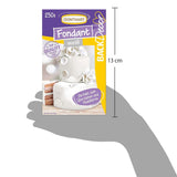 Günthart BackDecor 250 g witte fondant, 100% veganistisch, palmolievrij, scheurbestendig voor het bedekken van taarten en gebak, geschikt voor het modelleren, verpakking van 2 (1 x 250 g) Naty Shop suikerpasta