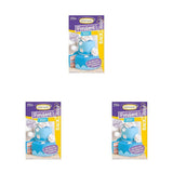 Günthart BackDecor 250g blauwe fondant 100% veganistisch palmolievrij scheurbestendig voor het bedekken van taarten en gebak geschikt voor het modelleren 3 stuks (1 x 250g) Naty Shop suikerpasta blauw 250g (3 stuks)
