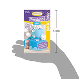 Günthart BackDecor 250 g blauwe fondant, 100% veganistisch, palmolievrij, scheurbestendig voor het bedekken van taarten en gebak, geschikt voor het modelleren, 3 stuks (1 x 250 g) Naty Shop suikerpasta