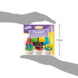 Günthart BackDecor 500g fondant gekleurde fondant, palmolievrij, boetseerklei voor ontwerp, set van 1 (500 gr) Suikerpasta Naty Shop