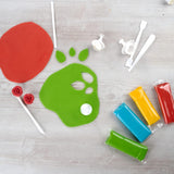Günthart BackDecor 500g fondant gekleurde fondant, palmolievrij, boetseerklei voor ontwerp, set van 1 (500 gr) Suikerpasta Naty Shop