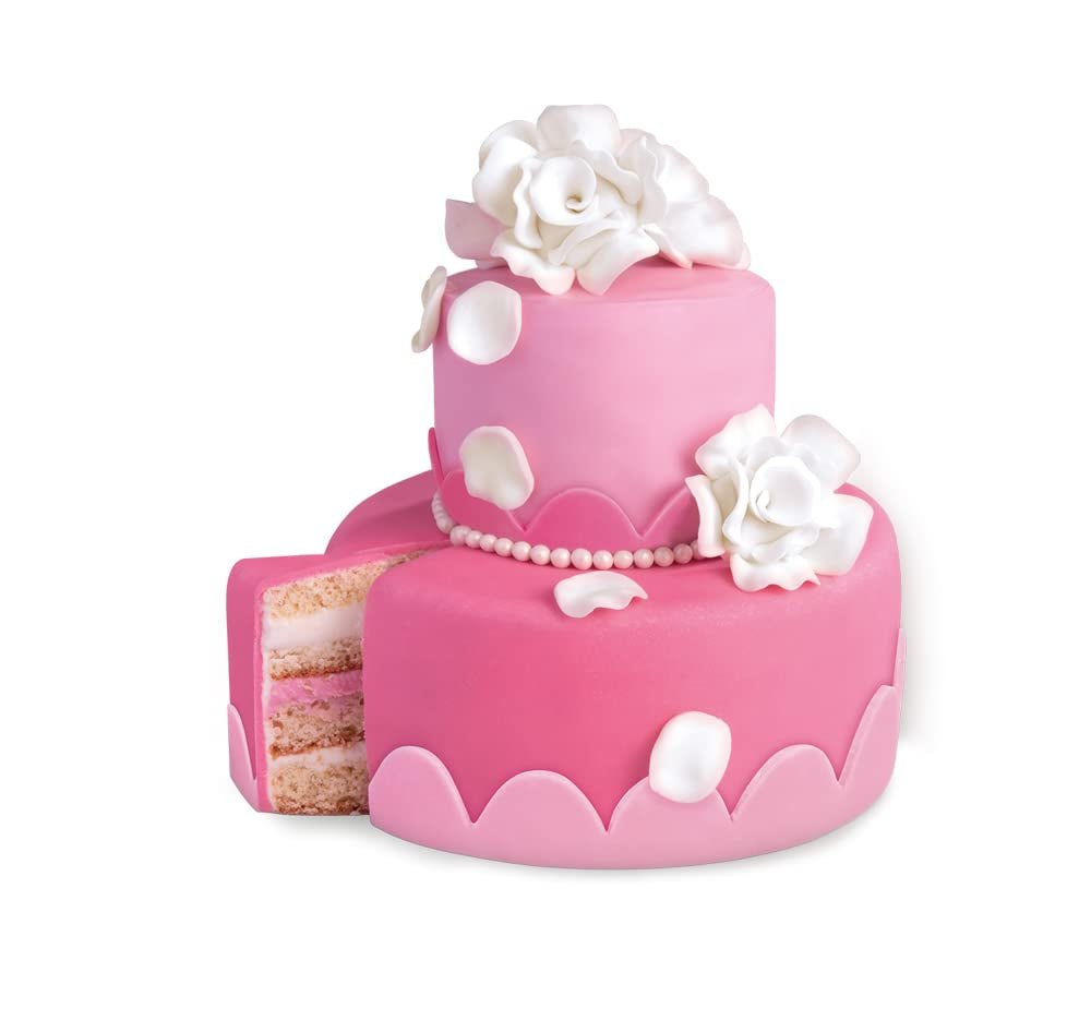 Günthart BackDecor fondant roze | superieure kwaliteit | klaar voor gebruik | zonder palmolie | scheurbestendig | voor het coaten van taarten en gebak | geschikt voor modelbouw | pakje van 2 (1 x 250 g) Naty Shop suikerpasta