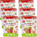 Biologische fruitsnacks voor kinderen: 6x15g biologische gevriesdroogde aardbeien - Gevriesdroogd fruit - Gedroogd fruit - Kleine boefjes van NutriPur Gedroogde producten Naty Shop Standaard titel