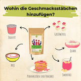 HELPA BIO zakjes met fruitpoeder - fruitige smaken - fruit - aardbeien - frambozen - bosbessen - pruimen - zwarte bessen - 100% gevriesdroogd fruit - babyvoeding Gedroogde producten Naty Shop