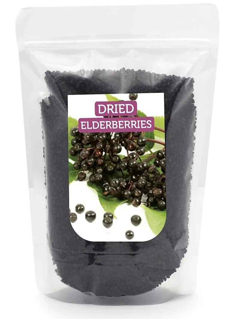 HerbaNordPol gedroogde vlierbessen 1kg PREMIUM, Fructus Sambuci Gedroogde producten Naty Shop Standaard titel