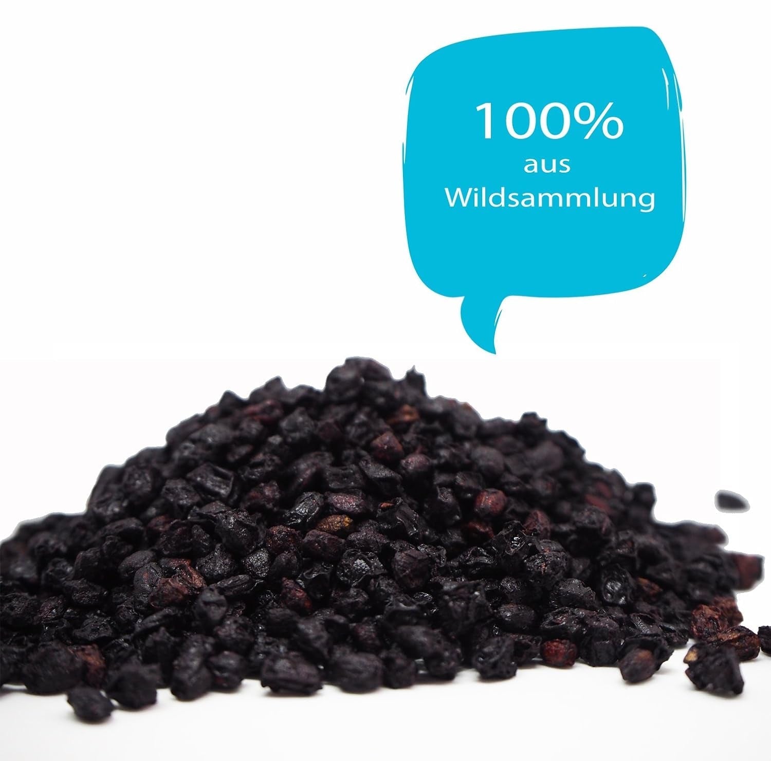 HerbaNordPol gedroogde vlierbessen 1kg PREMIUM, Fructus Sambuci Gedroogde producten Naty Shop