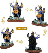 Hindoe-god Kali Ma-standbeeld, India-godin Kali Bhavatarini Destroyer-standbeeld Decoratieve Hindoe-godin van tijd en dood Beeldje Murti Diwali Pooja Geschenken Thuiskantoor Tempel Mandir Altaar Puja-artikelen Beeldjes en sculpturen Naty Shop