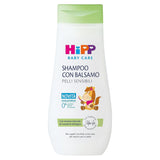 HiPP Baby Care Shampoo met conditioner voor kinderen, ontwart het haar en beschermt de hoofdhuid, voor de gevoelige huid, met natuurlijk biologisch amandelextract, 1 x 200 ml Kinderen - Bad- en huidverzorging Naty Shop Standaard titel