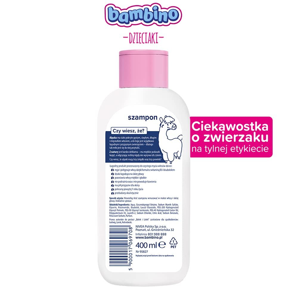 HÜLLE Shampoo voor pin- en alpacapop 400 ml Kinderen - Bad- en huidverzorging Naty Shop