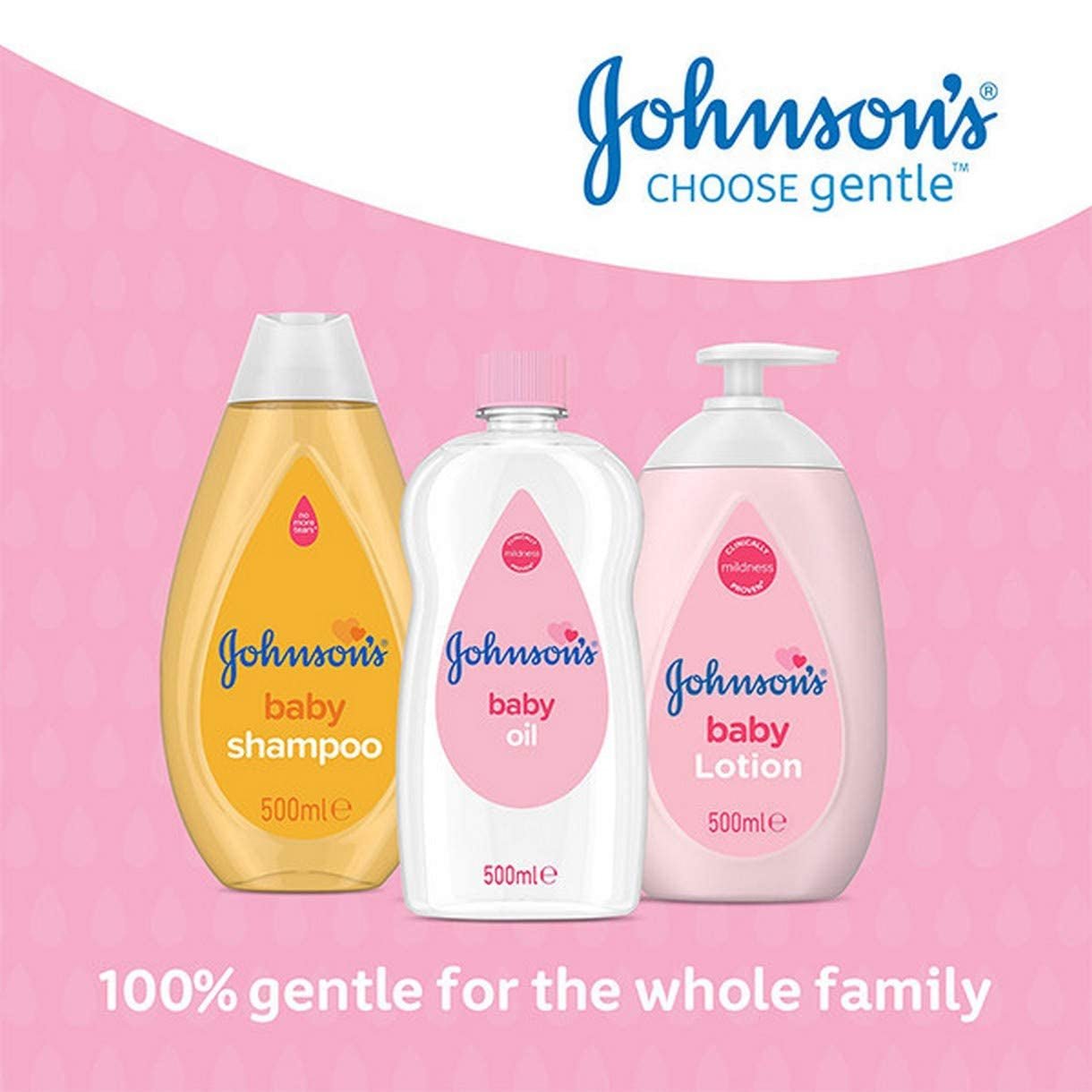Johnsons JOHNSON'S - Babyolie, (1 X 500 ML) Kinderen - Bad- en huidverzorging Naty Shop
