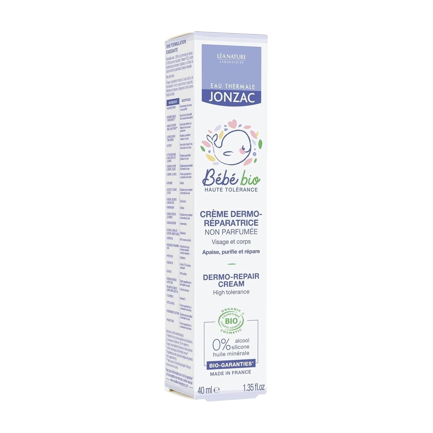 Jonzac Babycrème Cara 40ml Kinderen - Bad- en huidverzorging Naty Shop