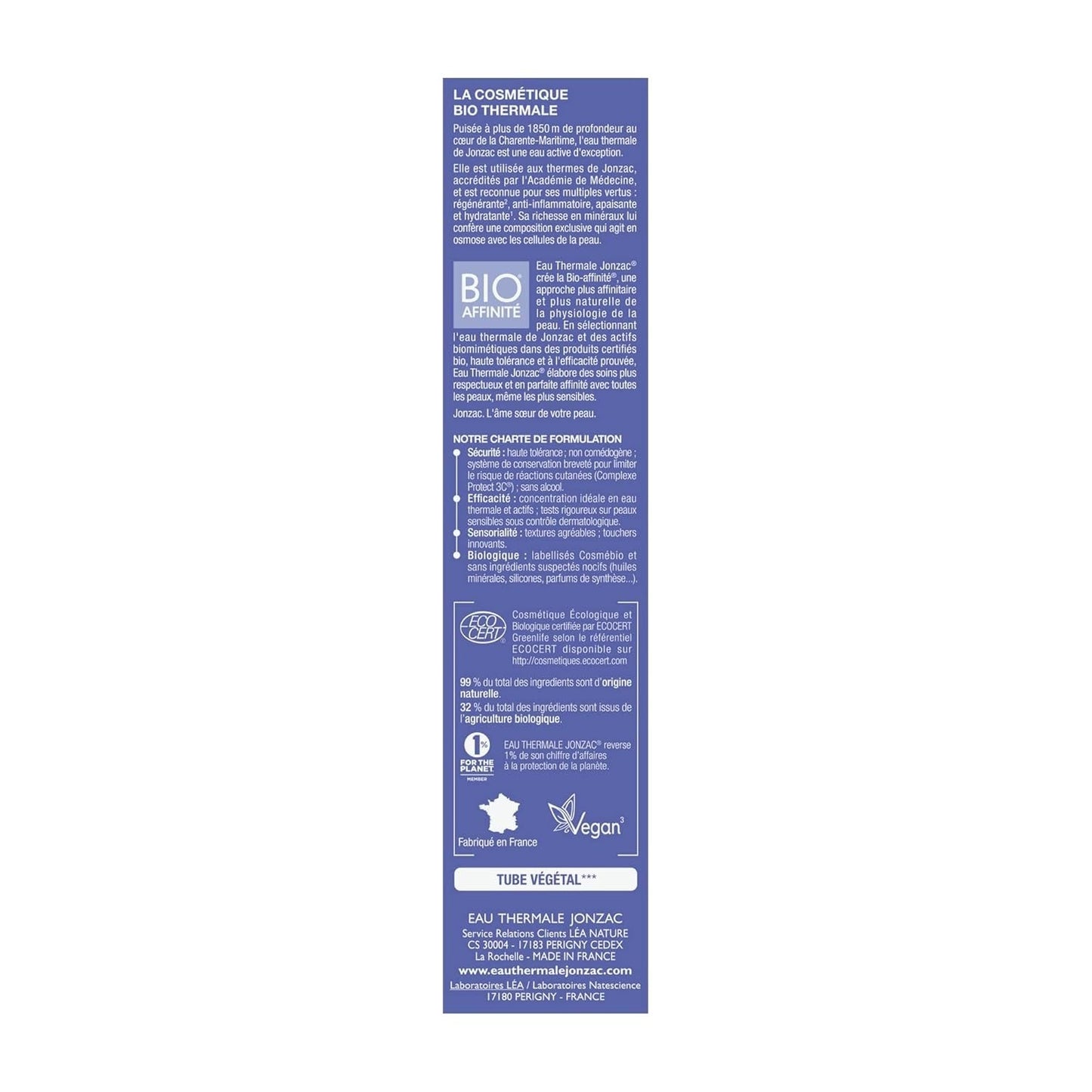 Jonzac Babycrème Cara 40ml Kinderen - Bad- en huidverzorging Naty Shop